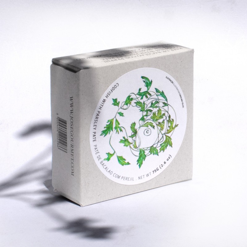 Le Quai Gourmet vend en ligne en suisse le produit portugais JOSE Gourmet - PATÉ DE BACALHAU COM SALSA
