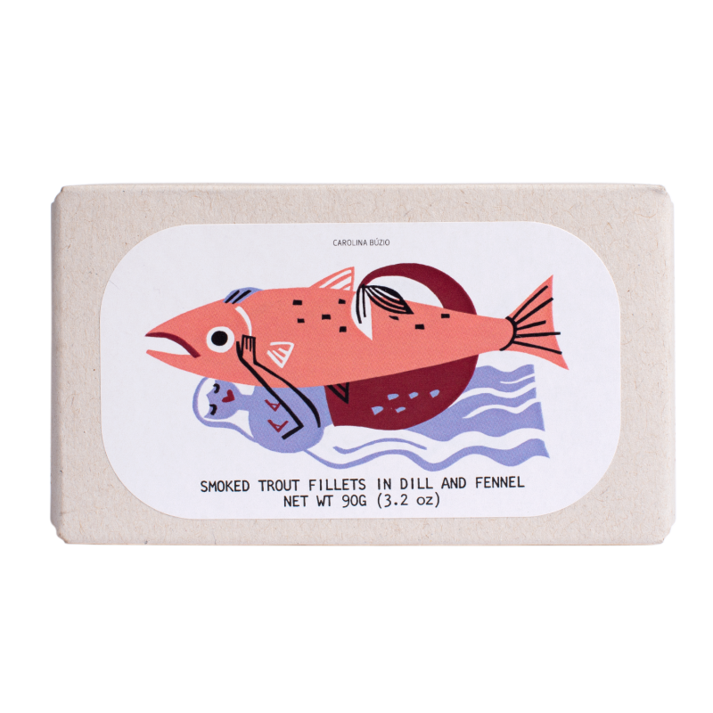Le Quai Gourmet propose en ligne des produit portugais et sardines Jose Gourmet I FILETS DE TRUITE FUMÉS À FROID À L’ANETH