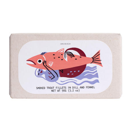 Le Quai Gourmet propose en ligne des produit portugais et sardines Jose Gourmet I FILETS DE TRUITE FUMÉS À FROID À L’ANETH