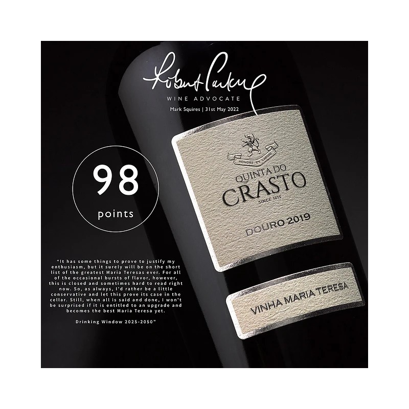 Le shop portugais propose le vins Quinta do Crasto Maria Teresa Rouge 2018 - Le Quai Gourmet