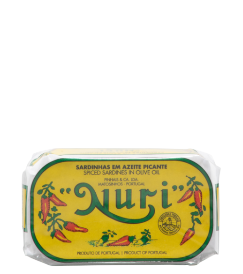 Nuri Sardines à l'huile d'olive épicée