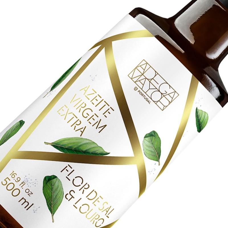 Le Quai Gourmet propose le Adega Mayor HUILE D'OLIVE VIERGE EXTRA FLEUR DE SEL ET LAURIER 50cl