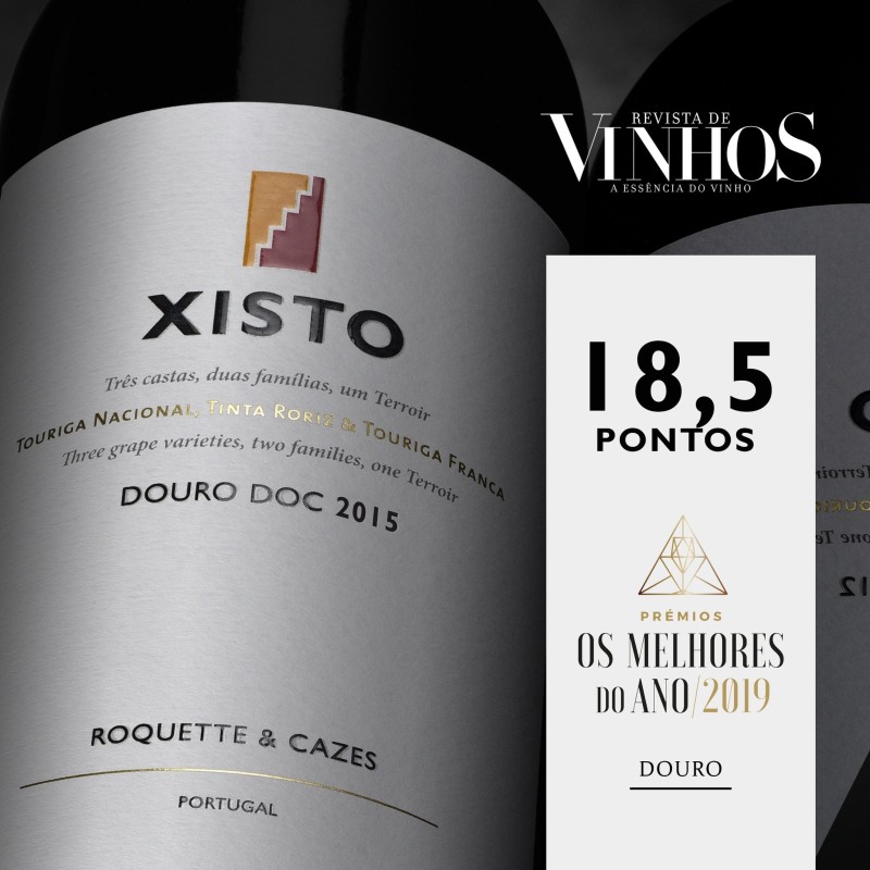 Le Quai Gourmet propose en ligne le vins portugais Roquette & Cazes Xisto DOC Douro 2015 75cl