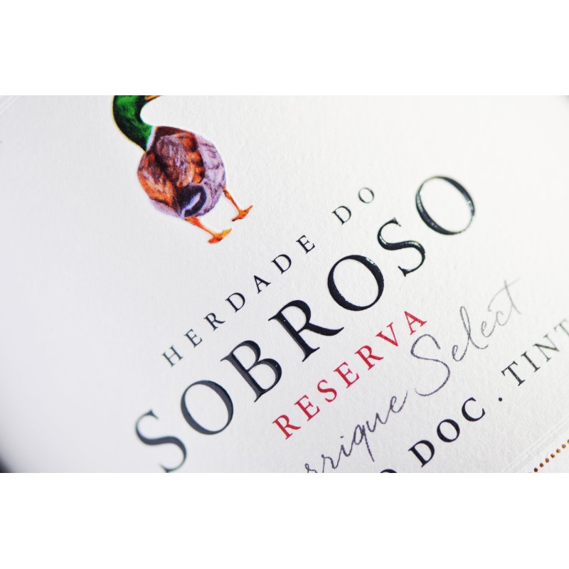 Herdade do Sobroso RÉSERVE BARRIQUE SELECT 2018, vins rouge Alentejo portugais