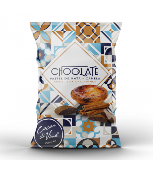 Cacao Di Vine - GOUTTES DE CHOCOLAT PASTEL DE NATA & CANNELLE - 40g