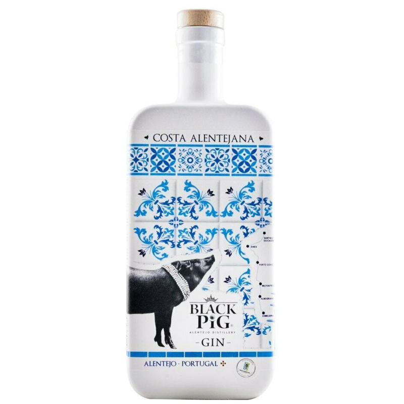 Le Quai gourmet propose en ligne le GIN du Portugal GIN cochon noire Distillery - Côte de l’Alentejo