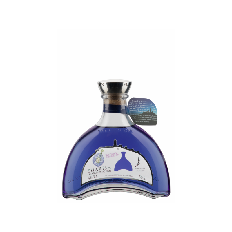 Gin Sharish Blue Magic Gin 40 % 50cl du Portugal Alentejo